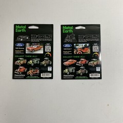 Metal Earth 1965 Ford Mustang (Red) 1:52 AND 1908 Ford Model T 1:37 Steel Kits