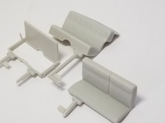 1958 Edsel Pacer SEATS from AMT 1:25 Model Kit 58