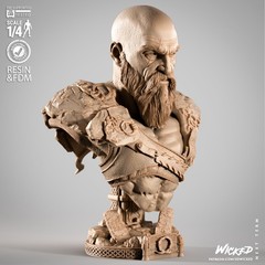 God of War Kratos Bust model kit unassembled unpainted see Description