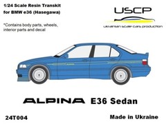 USCP 24T004 1/24 Alpina e36 Sedan transKIT for Hasegawa Resin kit