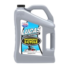 Lucas Oil 10847 Synthetic 2-Cycle Snowmobile Oil – 1 Gallon