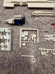 Jo-Han Plymouth Police Emergency Wagon 1:25 Model Kit #C-5100 (STARTED / READ)