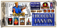 Diorama – 1/35 French Advertisement Posters, Various Sizes #1 – WW2 (2 sheets)