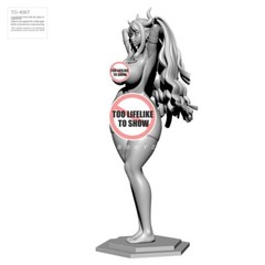 55mm Resin Fantasy Goat Monster Girl Unpainted Unassembled td-4067-16A