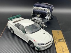 Kusaka Engineering/MAKE UP Co, Ltd. 1/18 SCALE Mine’s SKYLINE BNR34 GT-R Stock 2