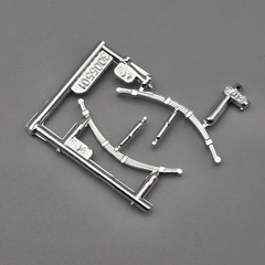 AMT 1/25 1937 37 Chevy Salt Shaker Parts Kitbash Chrome Leaf Springs #508