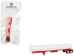 HO Logistics Replicas HL-308 1/87 Tanker Trailer White and Red (HO)