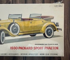 Gabriel Hubley 1930 Packard Sport Phaeton 1975 Issue Kit # 4859 Factory Sealed