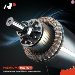 A-Premium HVAC Heater Blower Motor Assembly Compatible with Peterbilt Vehicles