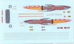 Yesteryear Flash Gordon Vega F/C Drag decal