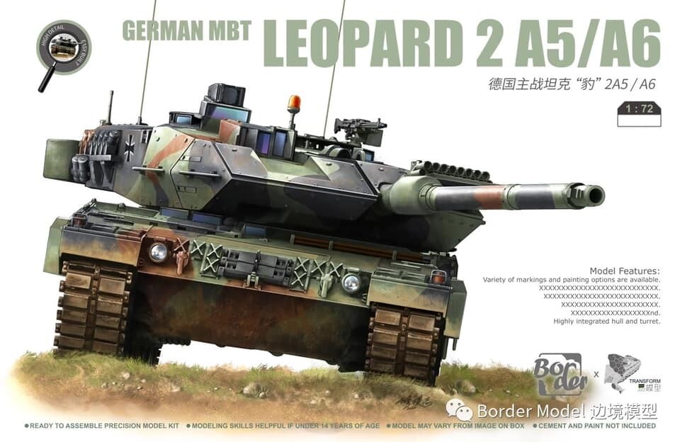 Border 1/72 Leopard 2 A5/A6 Main Battle Tank
