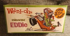 Rare 1970 HAWK Weird-Oh’s Glow in The Dark Endsville Eddie Rod Model New Sealed