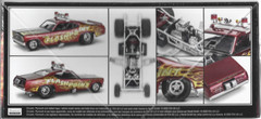 Revell ’70 1970 Plymouth DUSTER Funny Car, Venice CA FD, in 1/25 4528 (104)