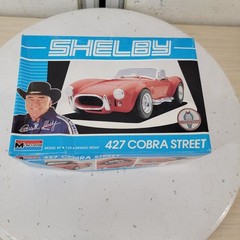 Monogram Shelby 427 Cobra Street 1:24 Model Kit 1989 Open Box Appears Complete