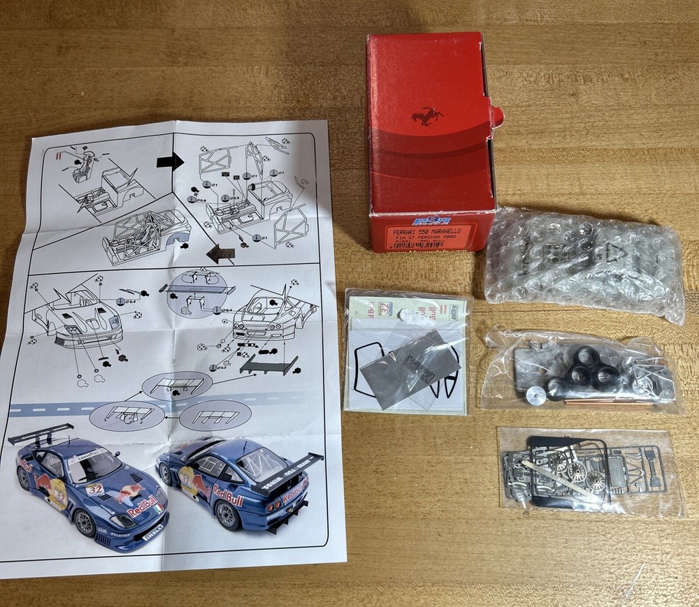 Ferrari 550 Maranello Fia GT Pergusa 2002 RED BULL BBR Models 1/43