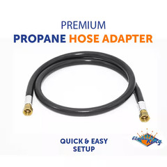48 In. Thermo Rubber RV Slide Out Hose, 3/8 In. I.D., Female to Female