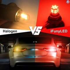 4PCS 1157 LED Bulb Brake Tail Light 12V-24V Super Bright 2357 2057 7528 BAY15D