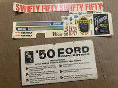 built vintage AMT T353 1950 Ford Convertible 50 Ford