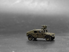 3D Printed 1/144 American Hummer armored vehicle Finished Model