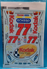 RaceScale | No. RS04 | 1:25 #77 Kodak Dodge Intrepid 2004 Decals