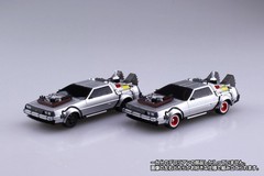 Back To The Future Part III pullback model kit 1:43 snap DeLorean time machine