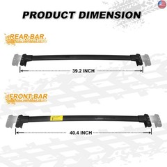 Snailfly 220 LBS Roof Rack Cross Bars Fit for 2011-2021 Jeep Grand Cherokee