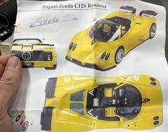Provence Moulage K1878 Pagani Zonda Cabriolet 1/43 Model kit.
