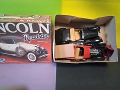 MPG LINCOLN 1927 ROADSTER *2 PARTIALLY ASSEMBLED CARS*
