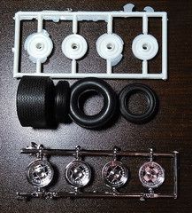 1967 Chevelle 1/25 AMT Big Little Tire Centerline Rim Wheel Pro Street Stock Mod