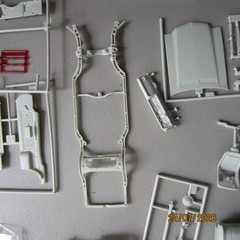 MPC/AMT model car 1/25 scale junkyard for parts only
