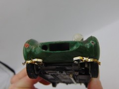 Vintage Model Car Metal 5 1/2″ Long Built 1960’s Austin Healey Sprite Green