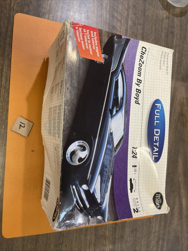 Testors Full Detail Chezoom By Boyd Plastic Model 57 Chevy *OPEN BOX*