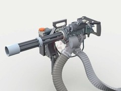 Legend 1/35 Dillon Aero M134D Minigun on Bearing Sleeve Mount (2 pieces) LF3D052
