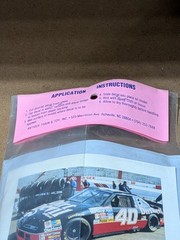 Blue Ridge Decals – #M-93-40 – Dirt Devil #40 (NASCAR) Decals – NOS