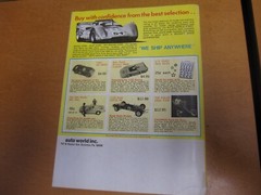 1970 AUTO WORLD CATALOG SPECIAL SUMMER 19th EDITION MODEL CARS, SLOT CARS, ETC.