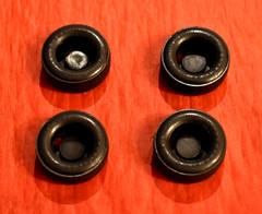 AMT 60’s Style Goodyear Blue Streak Wide Tires 1/25