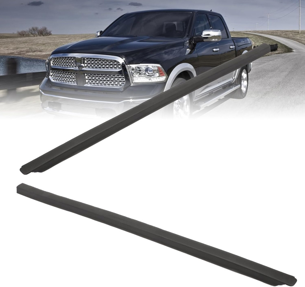 Pack of 2 Front Right & Left Windshield Molding Strip Fit for Dodge Ram 1500 200
