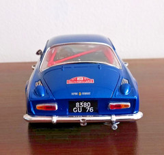 Burago 1:16 Model of Car Auto Renault Alpine A110-1600S Rallye Marrakech 1971