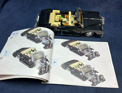 Nifeliz MINI RR SILVER CLOUD CAR Building Blocks & Construction Toy 1:14 Scale