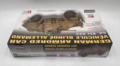 Lindberg Sd.Kfz. 222 German Armored Car 1/35 WWII Military Model Kit No. 76006