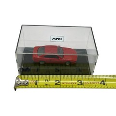 Herpa BMW 850-i Miniature Model Car 1:87 Red with Stand