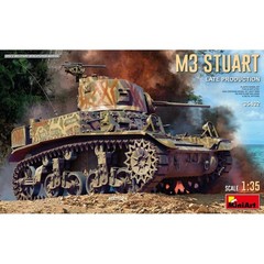Miniart #35432 1/35 M3 Stuart Light Tank. Late Prod