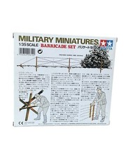 Military Miniatures Barricade Kit Tamiya 35027 WWII Diorama Model 1:35 Open Box