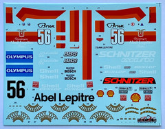 S.K. Decals SK24230 BMW 320 E21 Turbo Gr.5 Schnitzer DRM 1980 1:24 Decal Sheet