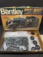MPC The Bentley 1930 4 1/2 Liter Racing Car 1/12 Opened Sealed Inside Complete