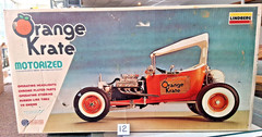 Orange Krate Hot Rod Kit Lindberg 1977 Big 1/8 Scale *JUNKYARD PARTS SALE*