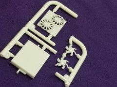 2021 Dodge Charger HELLCAT RADIATOR , FANS , SHROUD from 1:25 AMT Model Kit