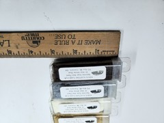 Lot Of 4 Ken’s Kustom Fuzzi-Fur Flocking – Silver Gray, Brown, White & Tan