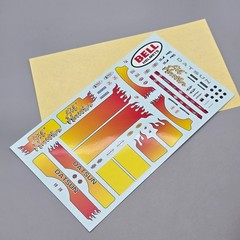 MPC 1/25 1975 Datsun Pickup Lil Hustler Parts Kitbash Decal Sheet