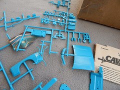 Vintage MPC Chevrolet Cavelier 1/25 Model Kit Parts Junkyard Estate Find